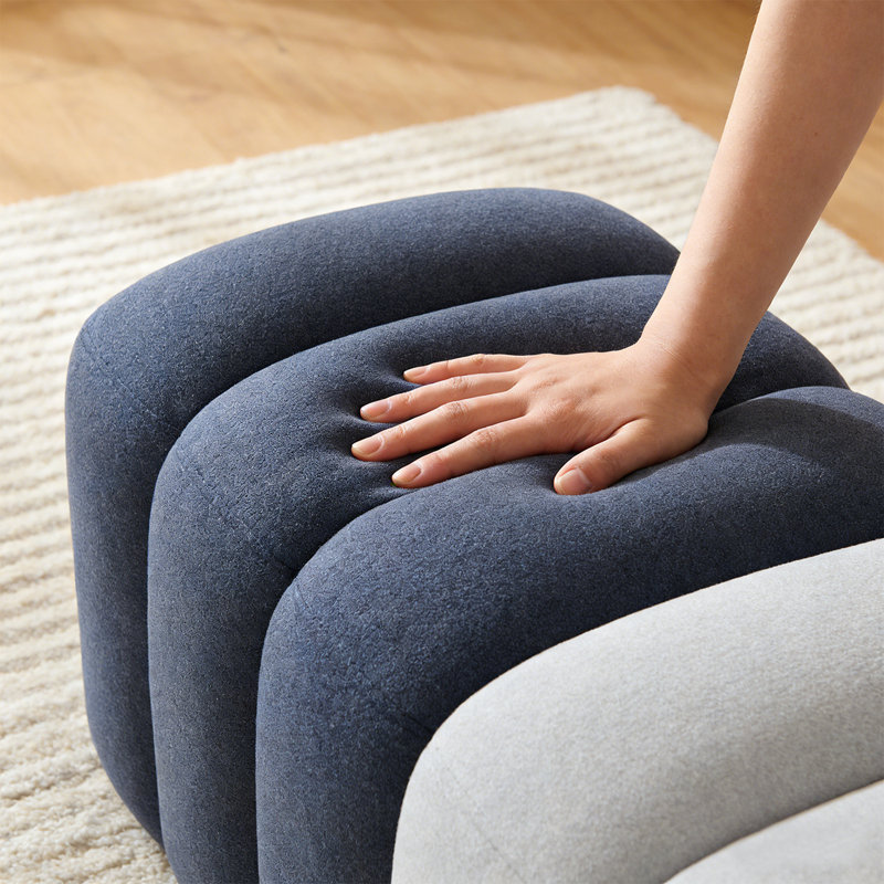 Banc rembourré de 53 po pour la chambre à coucher et le salon, Marine