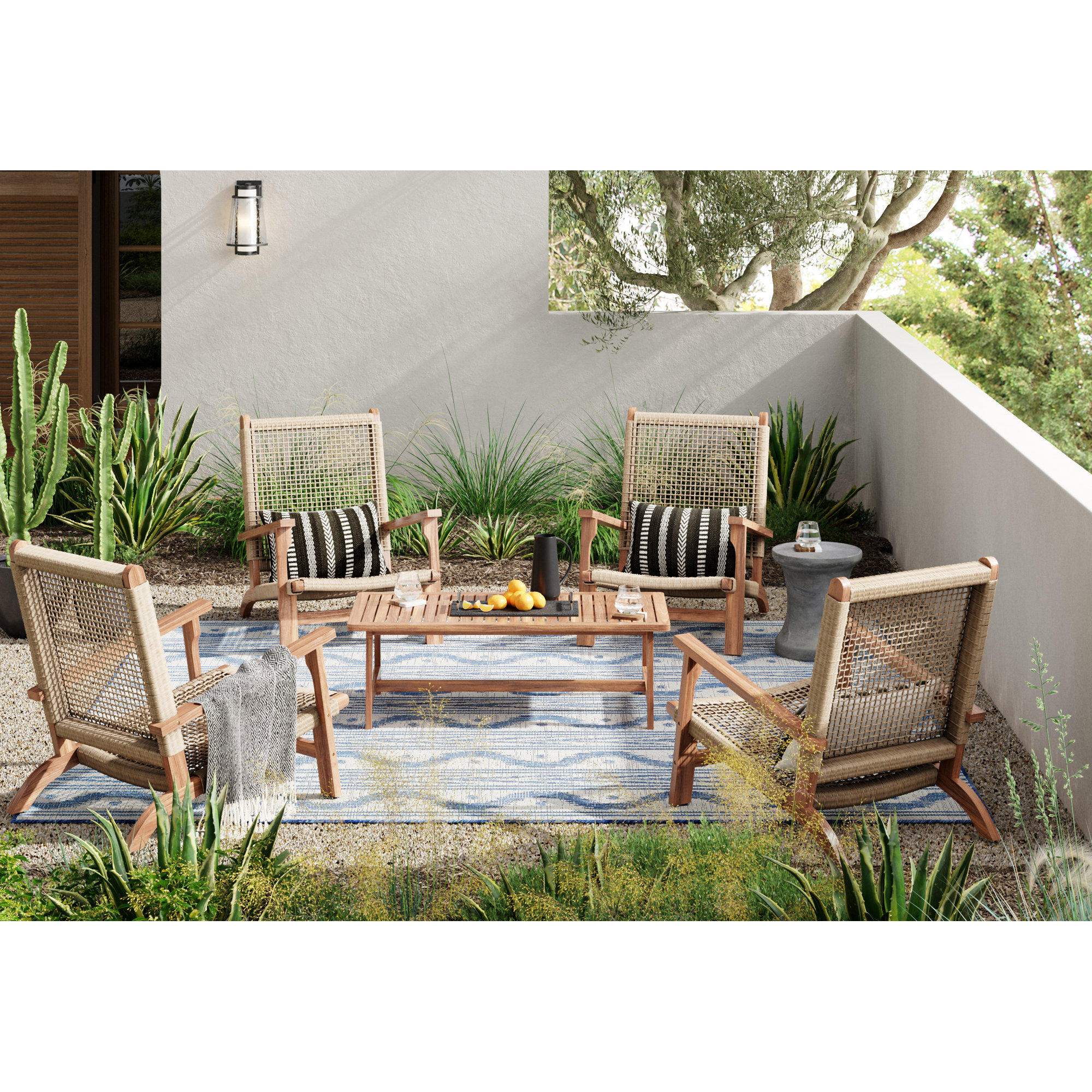 Karini Indoor/Outdoor Rug, Rectangle 9' x 12'