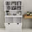 Laundry Basket Cabinet - White And Versatile With Adjustable Shelves Easy Assembly-45514083