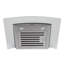 Hotte de cuisine murale à conduit 30 po 650 pi ³/min en nickel brossé