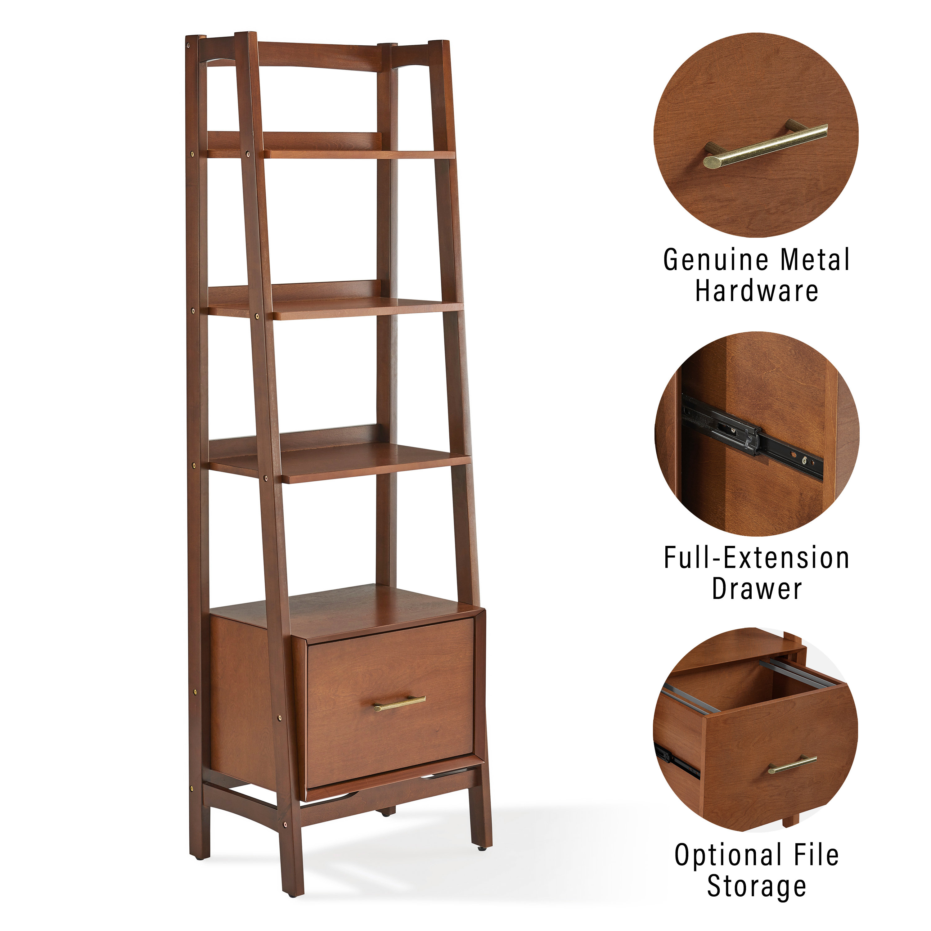Stiles Etagere Storage Bookcase