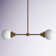 Rabehi 2 - Light Dimmable Sputnik Modern Linear Chandelier