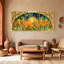 Ensemble de 3 reproductions d'art sur toile, "Fantasy & Sci-Fi Sunset Iris Garden"-1150853079