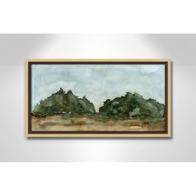 «Ohanko Landscape I Print» par Corinne Rose Designs, H 9,5 po x l 17,5 po, Naturel