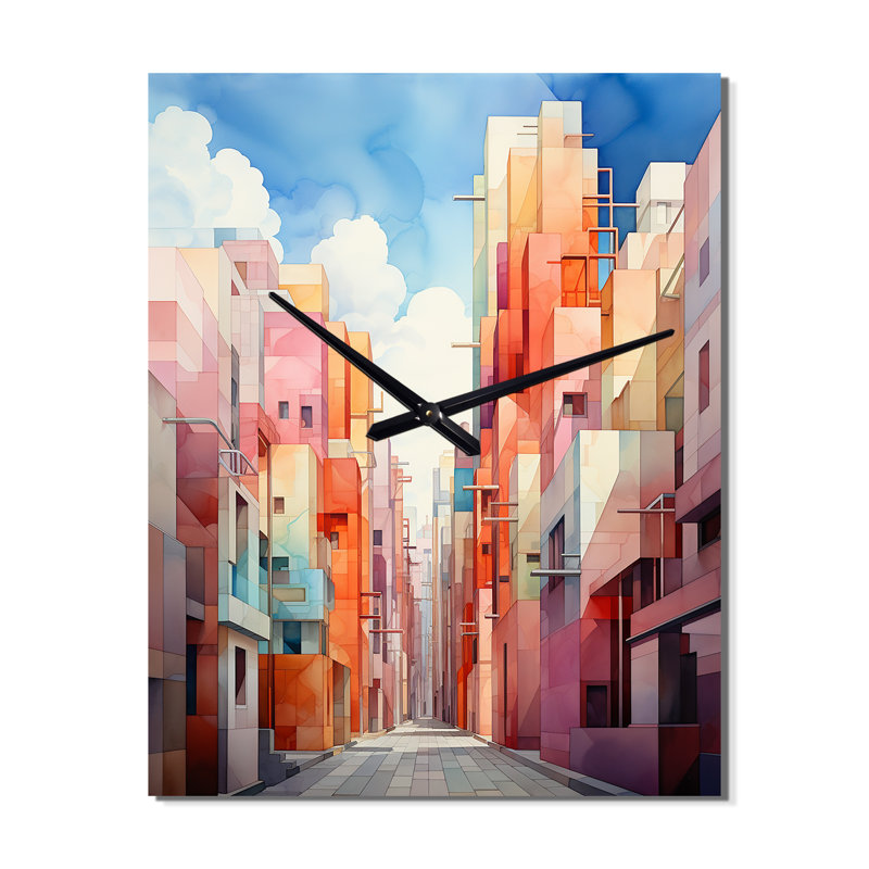 Jazimine - Horloges murales paysages urbains, Très petit