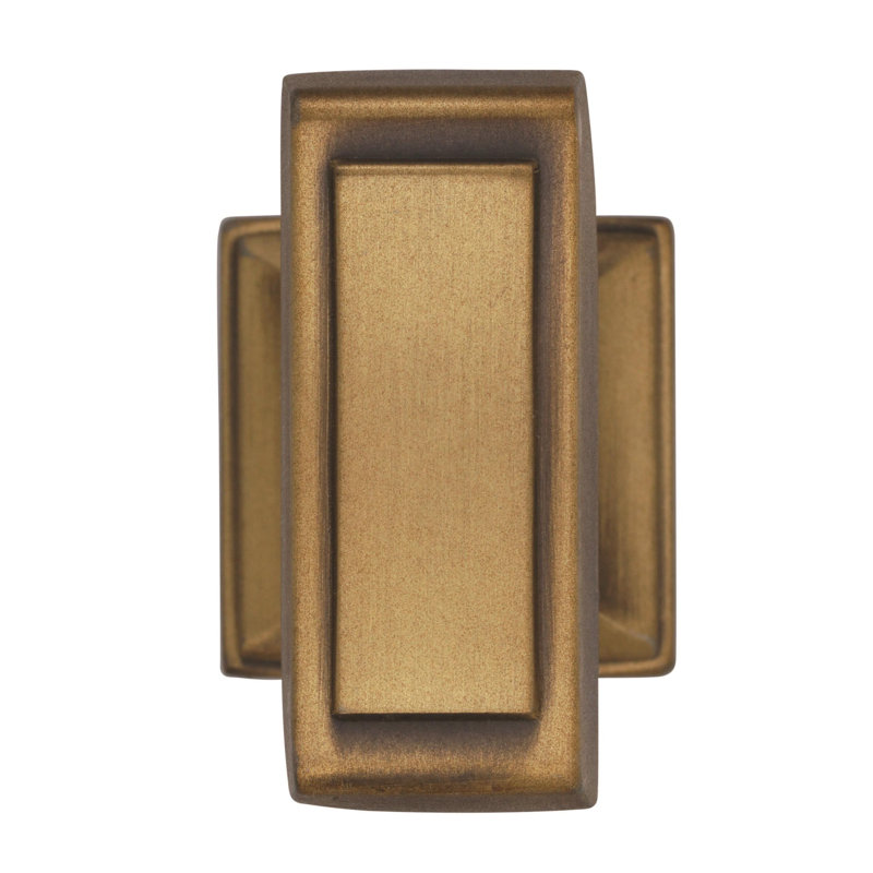 Poignée barre Mulholland, Bronze doré, 1.25"