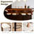 Modern Swivel Bar Stools Set Of 4, Wooden Upholstered Pu Leather Barstools With Back & Footrest, Counter Height Bar Chairs For Kitchen Island-1680151941