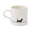Mug Meirion Short Mugs Silhouette Dog Mug Single Mug