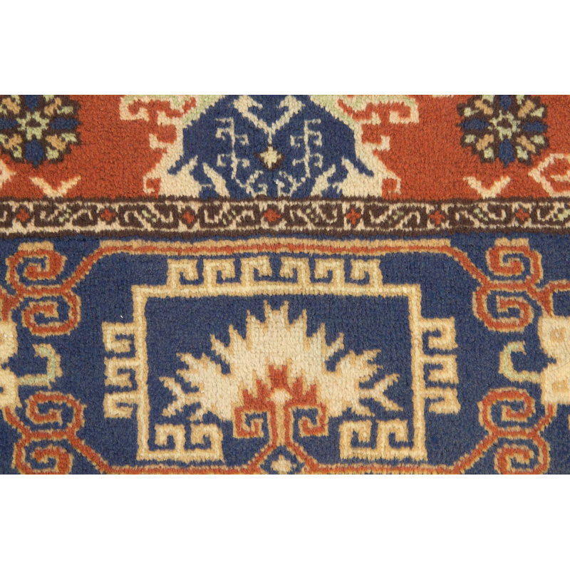 Geometric Wool Hand Woven 120cm X 172cm Area Rug