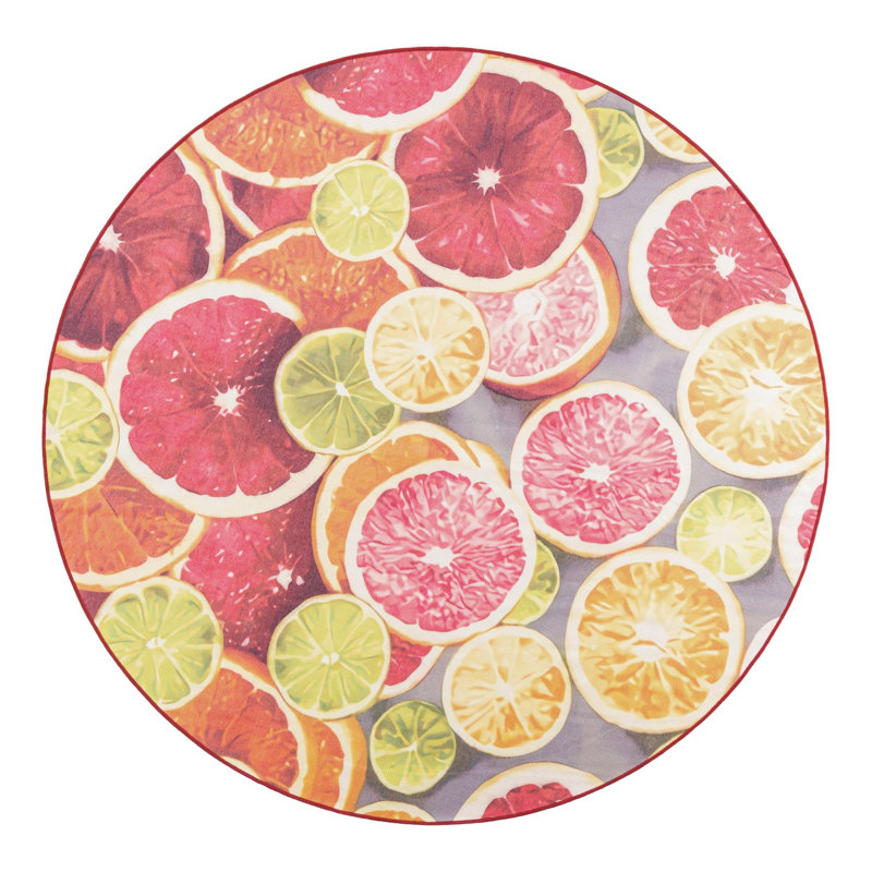 Jill Zarin Antigua Caribbean Indoor/Outdoor Rug, Round 7'10"