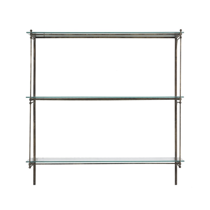 Romilly Shelves-Brushed Iron