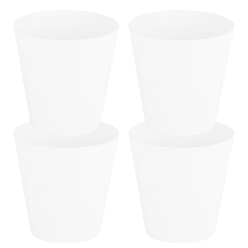 Wham Studio Round Planter Cover, 18cm H x 18cm W x 18cm D, White