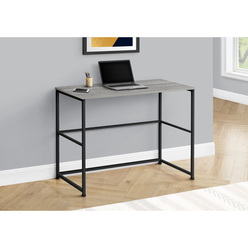 Bureau d'ordinateur, bureau personnel, ordinateur portable, installation à gauche, à droite, tiroirs de rangement, L 40 po, bureau, métal