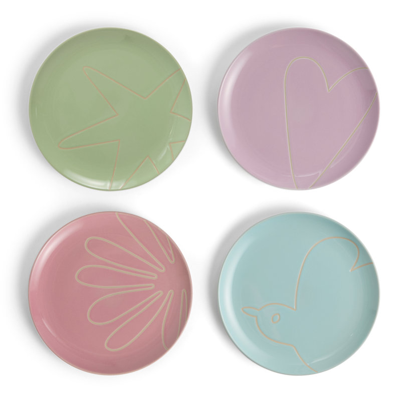 Tilly Ramsay For Royal Doulton Plate 8.3In, Mixed Set Of 4