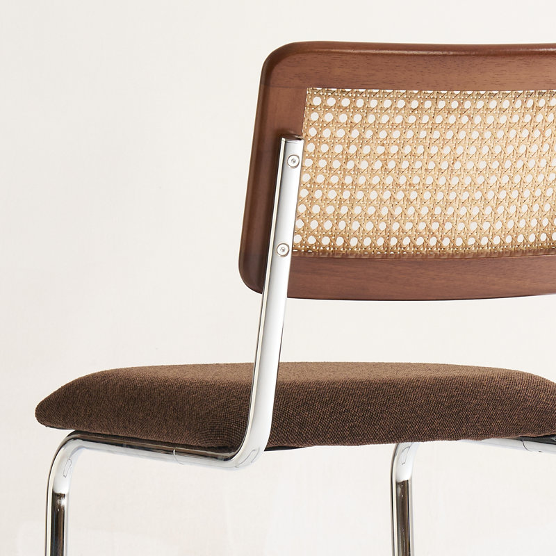 Ensemble de 2 tabourets à hauteur de comptoir Natural Rattan, 2, Brun