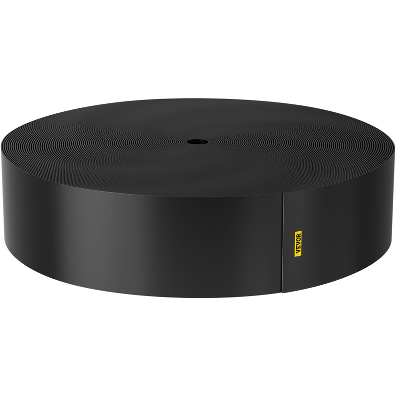 Black Vinyl 10" x 300 ft Landscape Edging Roll