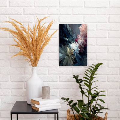 «Moody Abstract Flowers», art abstrait contemporain, nature audacieuse
