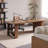 Brown Rectangular Solid Wood Desks-108190141