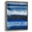 Impression encadrée Deep Blue Shore II - bois massif-1340991924
