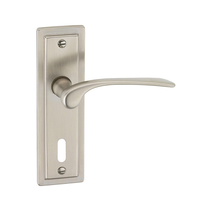 Single Dummy Door Handle, Satin Nickel