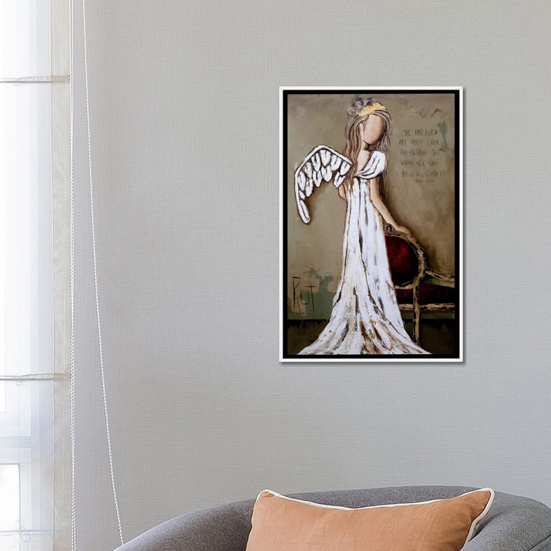 « Unleashed » par rut art Creations-impression d’art graphique, Pas de tapis, H 18 po x l 26 po x P 1,5 po