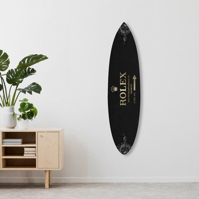 Watch Collector Road Sign Night Decorative Acrylic Surfboard by Oliver Gal