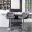 Tabouret de bar Breni Velvet Diamond-906895126
