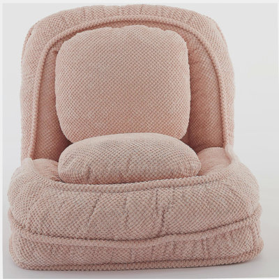 Lit pour chien humain, canapé paresseux, 5 positions réglables, s'asseoir, dormir, se plier, costume à mettre dans la chambre à coucher, salon, conception peu encombrante, rose