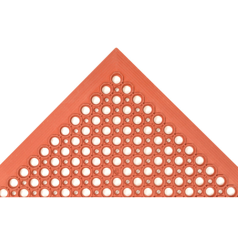 Tapis utilitaire Sanitop, Rectangle 3 pi x 5 pi, Rouge