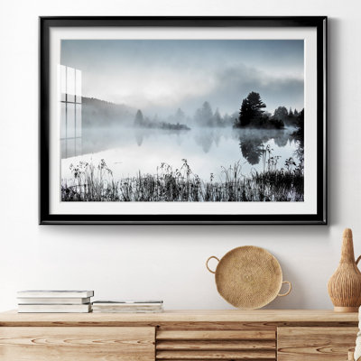 «Streeter Pond», reproduction encadrée de qualité supérieure - prête à être accrochée
