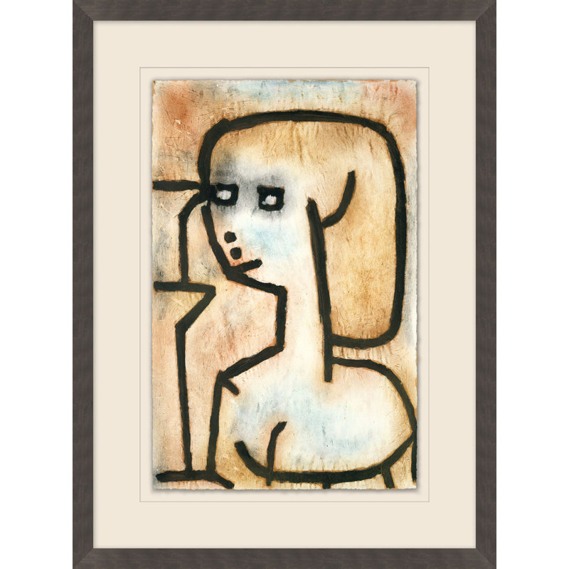 Girl In Mourning Print by Paul Klee