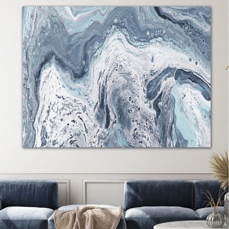 " Calm Sea Abstract " by Julie Derice Painting Print
