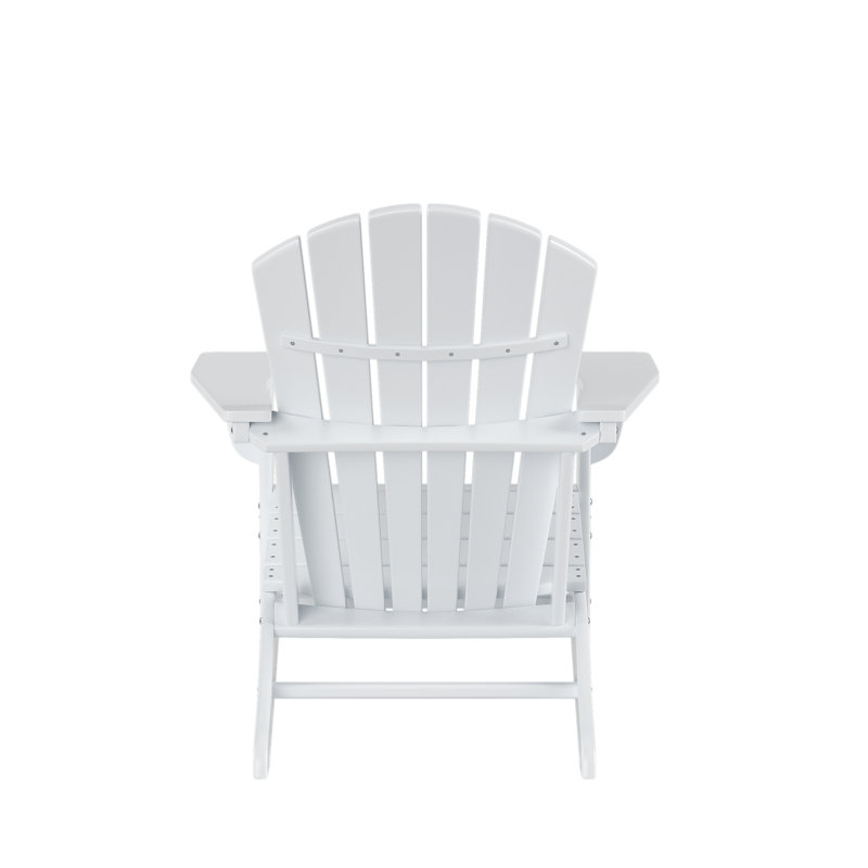 Altura Foldable Outdoor Adirondack Chair, White