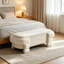 Banc ottoman de rangement en chenille de 124 cm-1556448797
