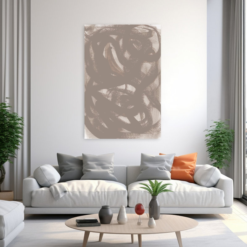 Art contemporain contemporain abstrait, H 60 po x l 40 po