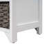 Banc de rangement avec coussin amovible, 2 tiroirs et panier amovible pour un rangement et des sièges polyvalents-1317663153