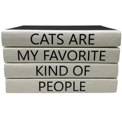 Quote Entertainment Decorative Book