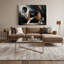 Dogs Greater Swiss Mountain Dog Black Canvas Wall Art-1099312511