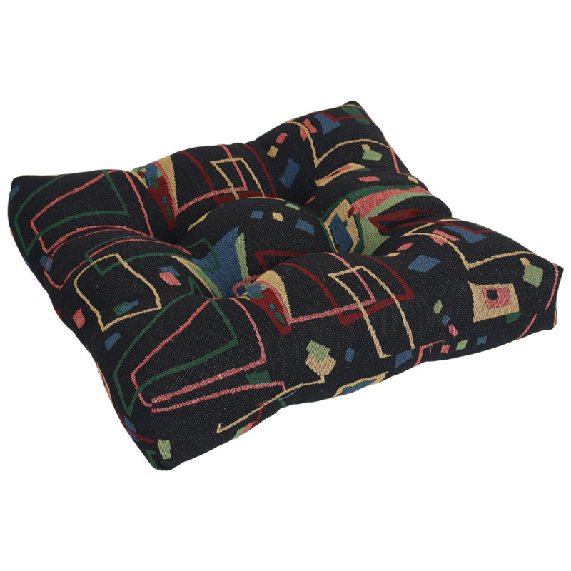 Ensemble de 4 coussins de chaise de salle à manger 19 po