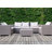 Rahman Collection Grey White Indoor/Outdoor Area Rug-1229134872