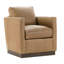 Alba Leather Swivel Chair