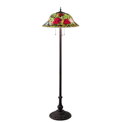 Lampe sur pied 62 po Tiffany Rosebush