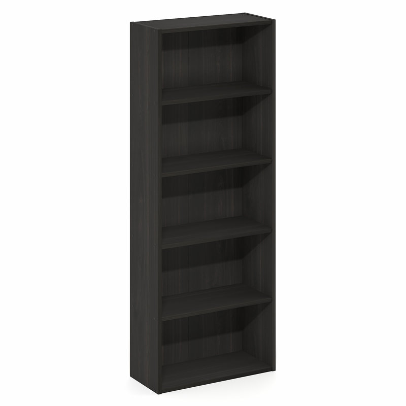 Basic 42.19cm W Standard Bookcase, (5 Shelves) 110.9cm H x 42.19cm W x 18.49cm D