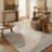 Rug Branch Evara 8' x 11' (7'7" x 10'10") Beige/Brown Abstract Area Rug, Contemporary, Medium Pile, Stain-Resistant Carpet - Living Room, Bedroom, Dining Room, and Kitchen-398570331