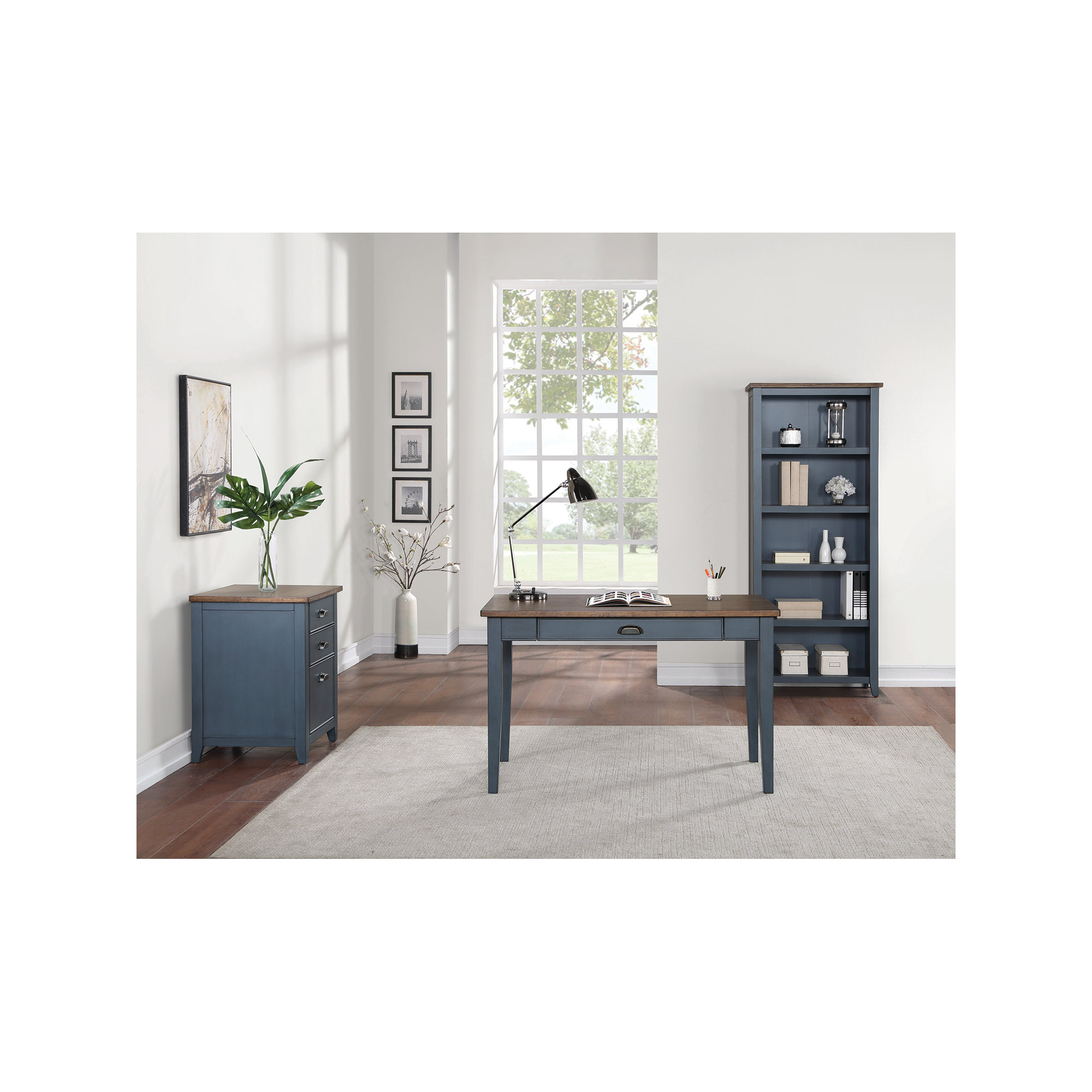 Vivienne Writing Desk, Blue