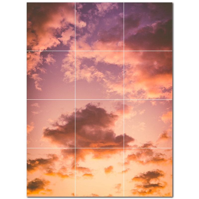 6'' x 6'' Satin Ceramic Decorative Mural