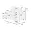 Ensemble de canapé modulaire en L 7 pi