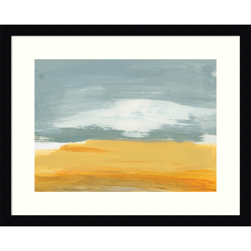 Winter Desert - Cadre photo, reproduction d'art sur papier, H 33 po x l 41 po, Papier encadré noir