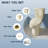 Bllo 19" H Two-Piece Toilet 1.28 GPF Single Flush Elongated with Soft-Close Seat (ADA Compliant)-111494095