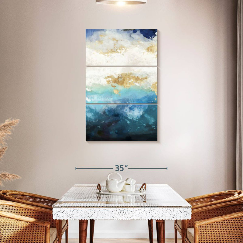 Avery Water Landscape Abstract, 45" H x 28" W